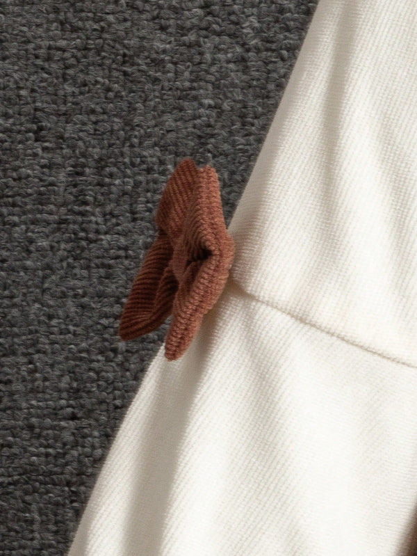 robe casual fille – coupe tubulaire avec nœud et manches longues automne hiver