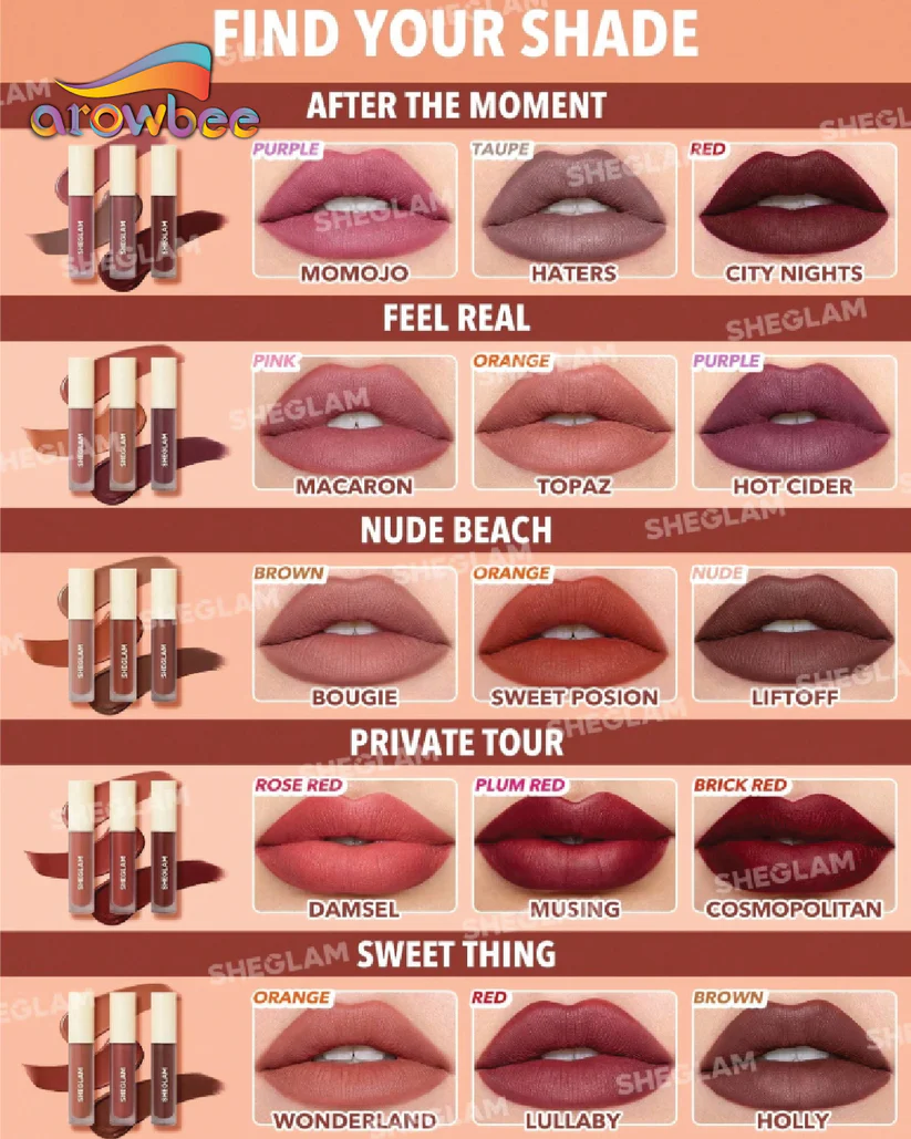 matte allure mini liquid lipstick set