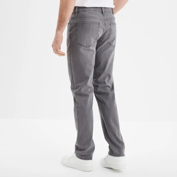 jeans homme regular fit 5 poches – denim gris
